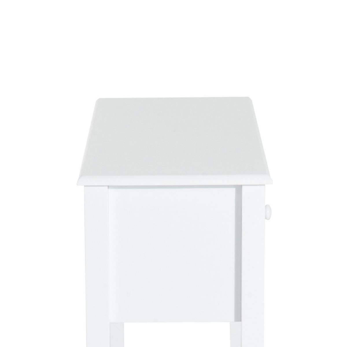 KONSOLENTISCH Weiß MDF 1 Stück - Weiß, Kunststoff (100/32/85cm) - GiPP