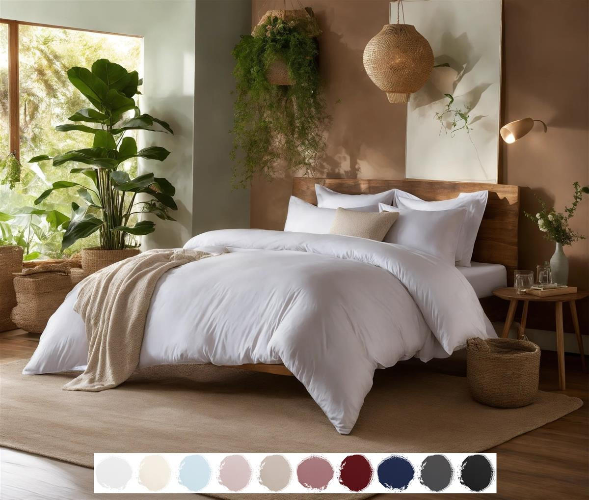 BETTWÄSCHE 155x220 Interlock Jersey Bettbezug einfarbig Baumwolle Weiß Uni - Made in Germany - Weiß, Textil (155/220cm) - Carpe Sonno