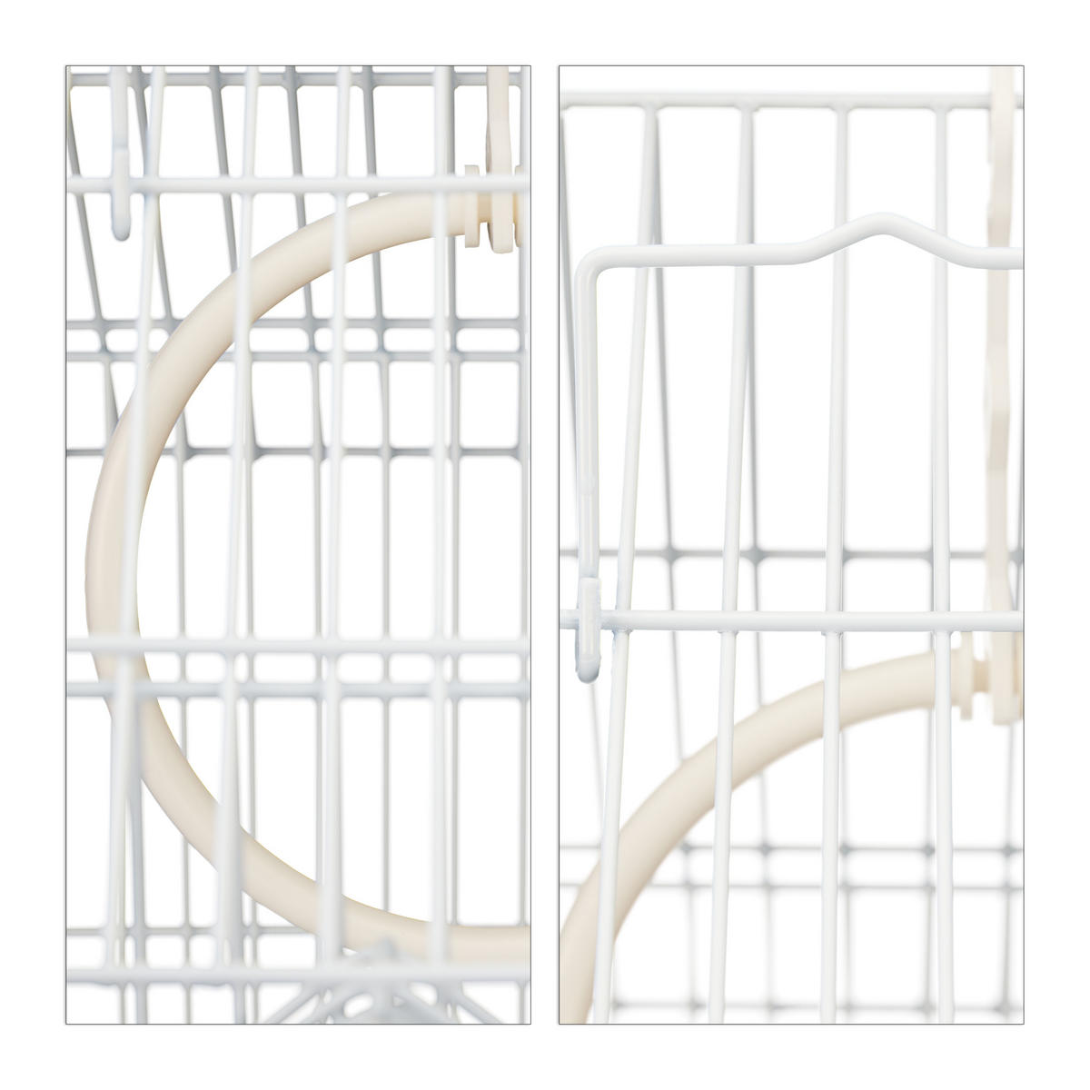 VOGELKÄFIG - Multicolor, Kunststoff/Metall (42.5/50/33.5cm) - Relaxdays