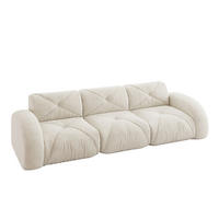 3-SITZER-SOFA DE-34276 modular Beige - Beige, Textil (95/76/281cm) - ComfortXL