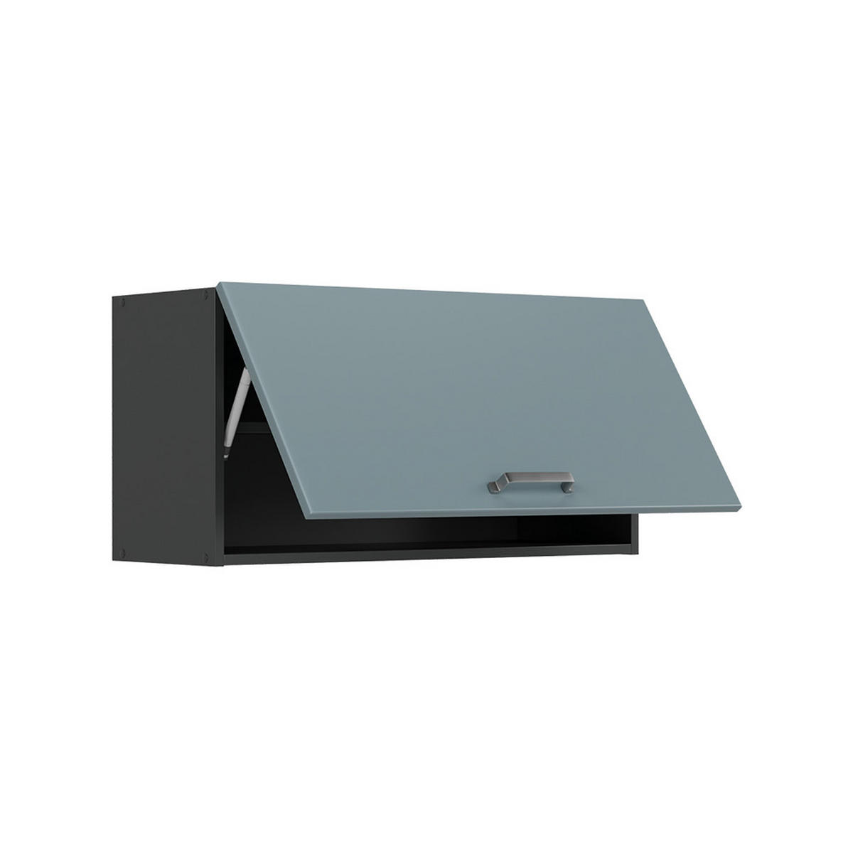 DULAP DE PERETE R-Line, Albastru-gri/antracit, 80 cm Plat - gri albastru/antracit, compozit lemnos (80/40/31cm) - Vicco