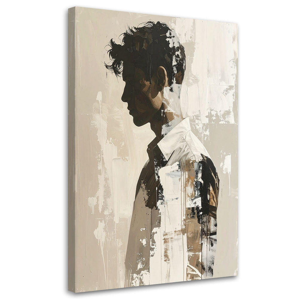 Feeby Wandbild, Weiß 80x120 cm