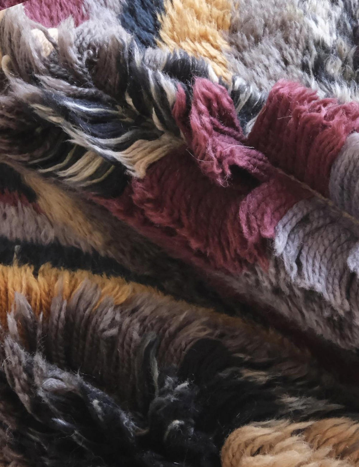 BERBERTEPPICH aus reiner Wolle 81x 312 cm - Multicolor, Naturmaterialien (81/312cm) - AFK Living