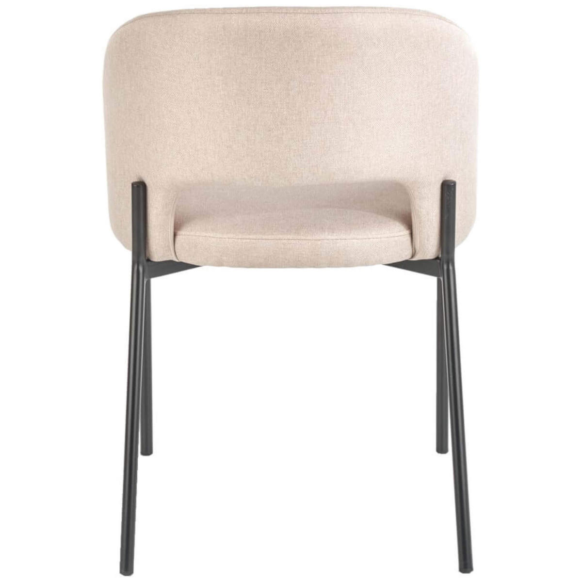 STUHL ARKO K373 - Beige/Schwarz, Holzwerkstoff/Metall (51/77/57cm) - Meblini