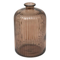 VASE Recyceltes Glas Luz H. 23 cm - Braun, Glas (15/23cm) - Atmosphera Createur d´interieur