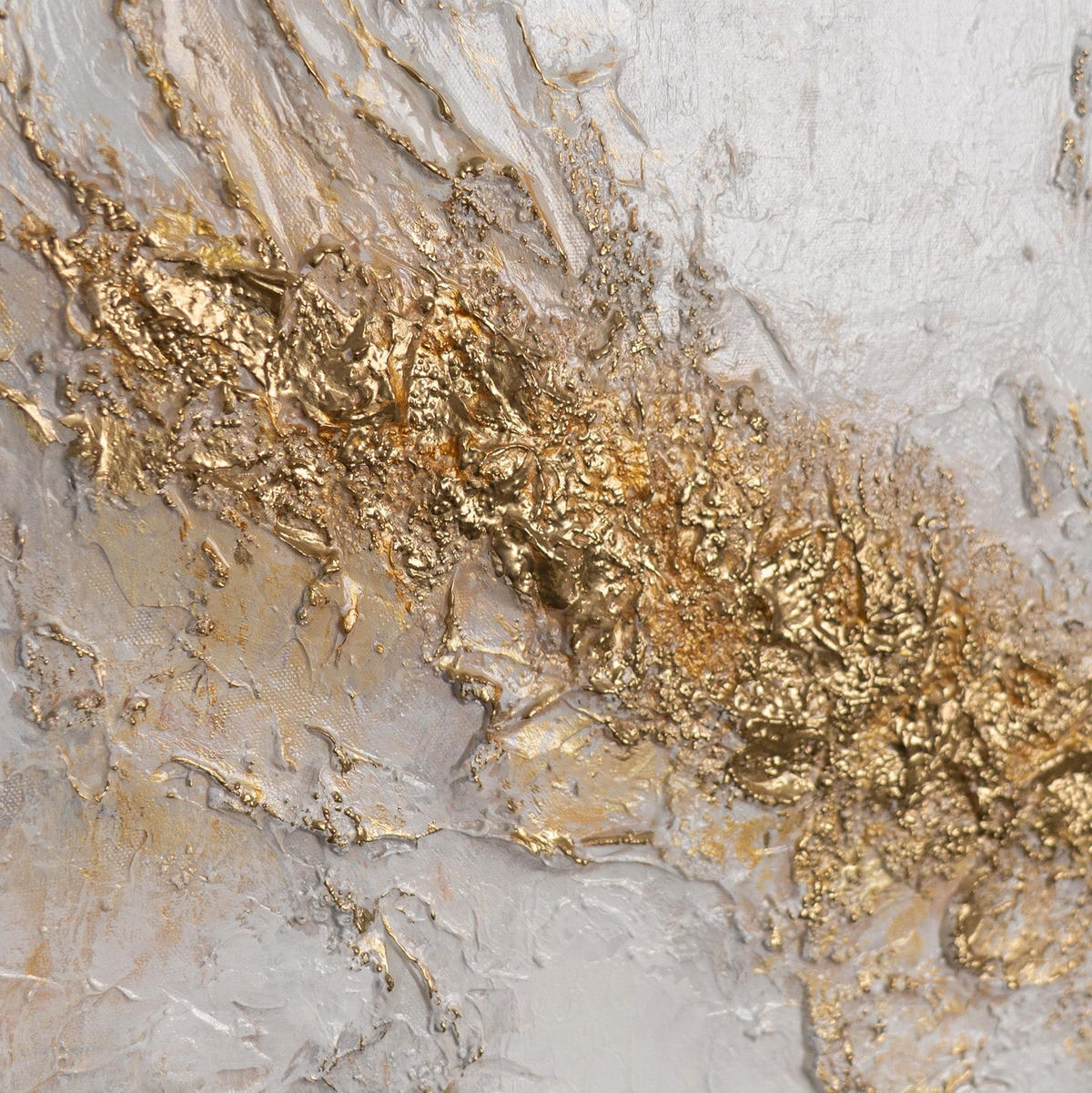 GEMÄLDE Lichtspalte Schattenfugenrahmen Beige 70x50 cm - Beige, Holz (70/50cm) - YS-art gallery