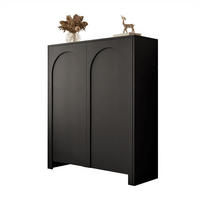 HIGHBOARD ARIADNA schwarz - Schwarz, Holzwerkstoff (104/119/35cm)