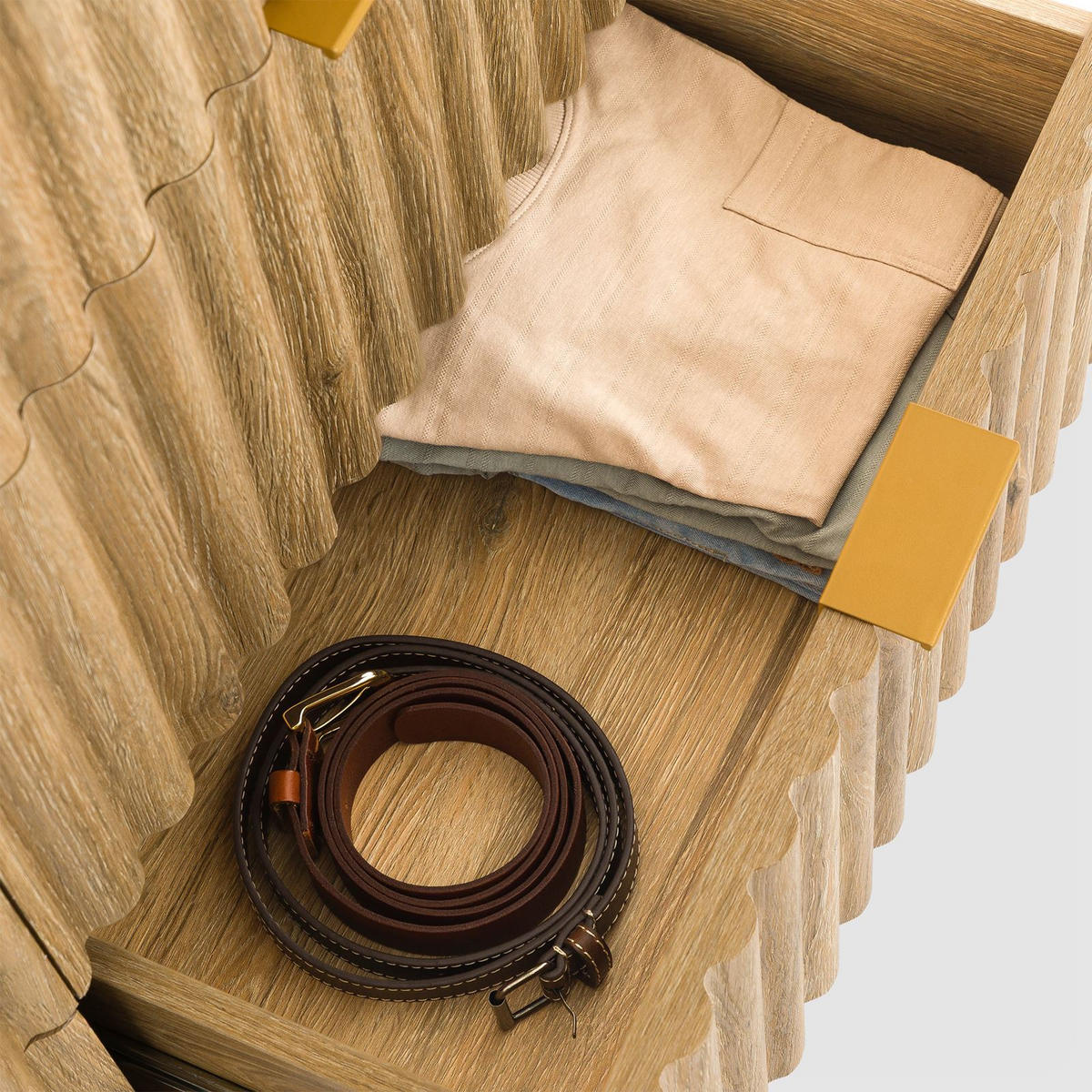 KOMMODE ELLA Eiche - Eichefarben, Holzwerkstoff (110/77/39cm) - IDIMEX