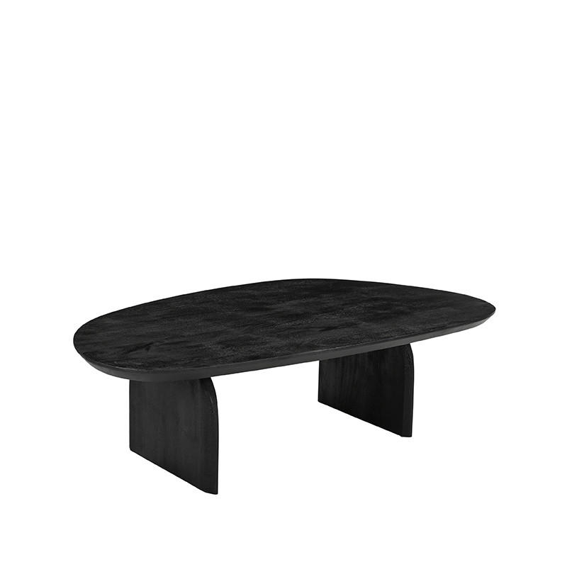 COUCHTISCH Cooper - Schwarz - 75/135/38 cm - - Schwarz, Holz (75/135/38cm) - LABEL51