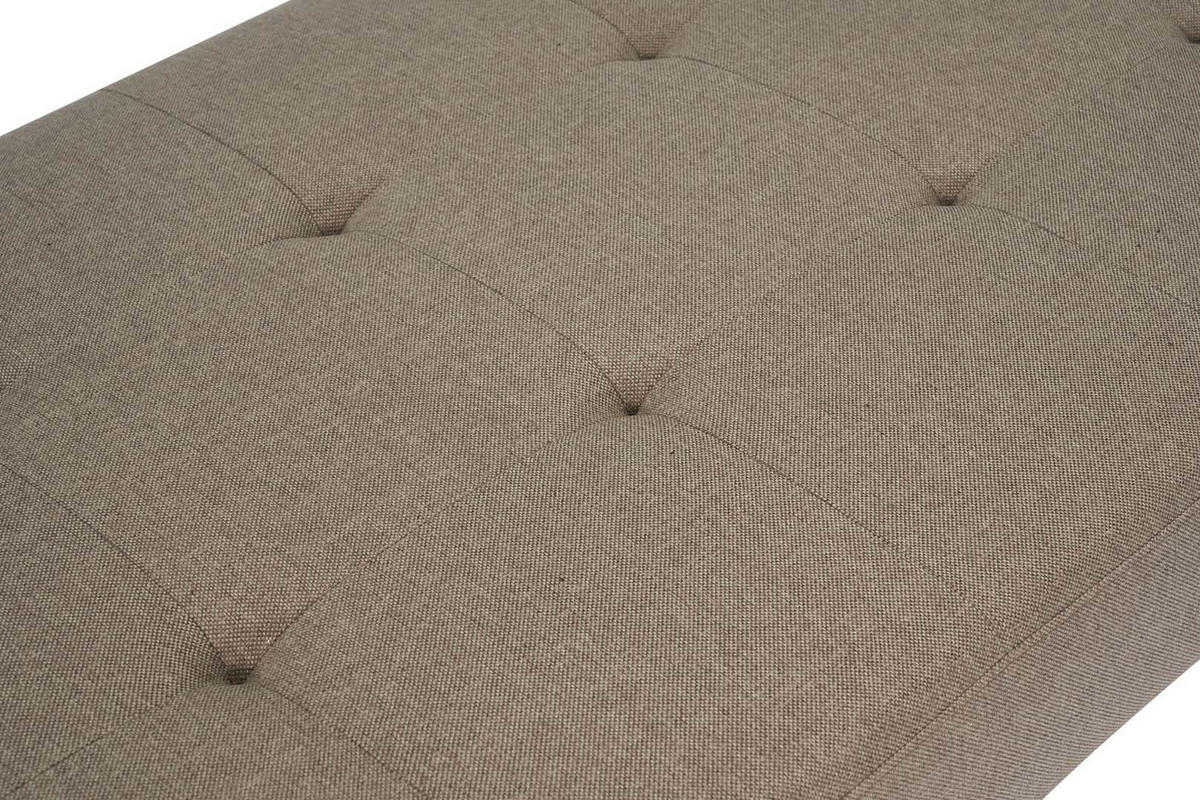 RÉCAMIERE stoff braun - Braun, Textil (200/38/80cm) - ebuy24