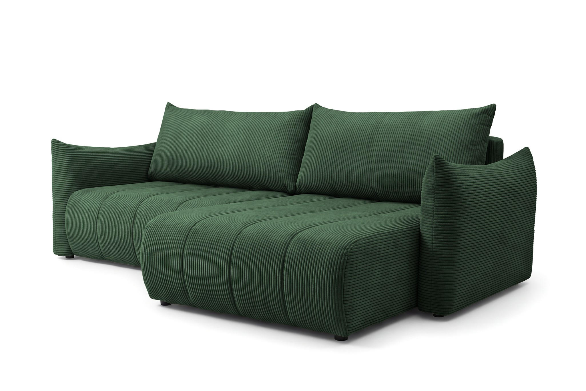 Fun Möbel Ecksofa Grün 260x154 cm