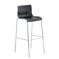 BARHOCKER TOKIO Schwarz Kunststoff - Schwarz, Kunststoff/Metall (43/100/48cm) - DELUKE