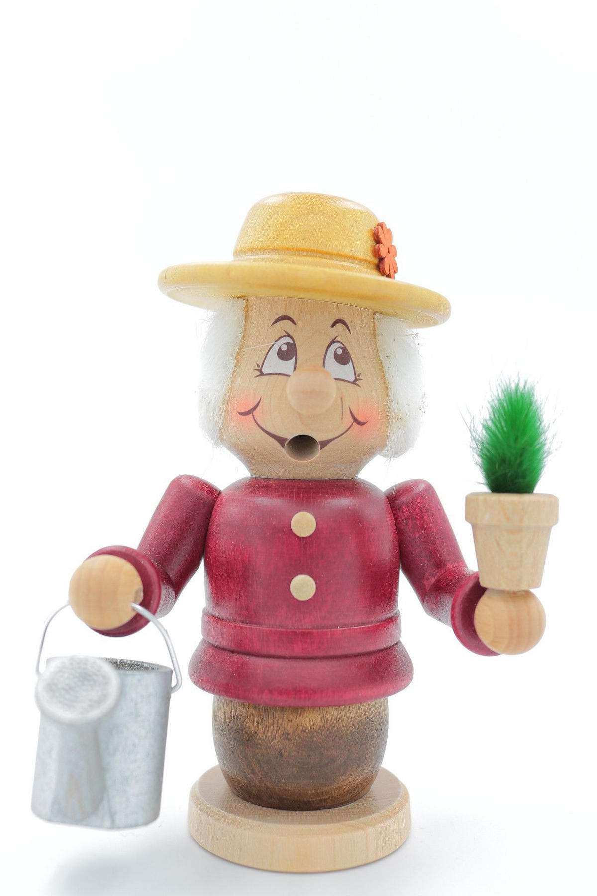 RAUCHFIGUR Wichtel Gärtnerin 15cm - Multicolor, Holz (9/15/0.1cm)