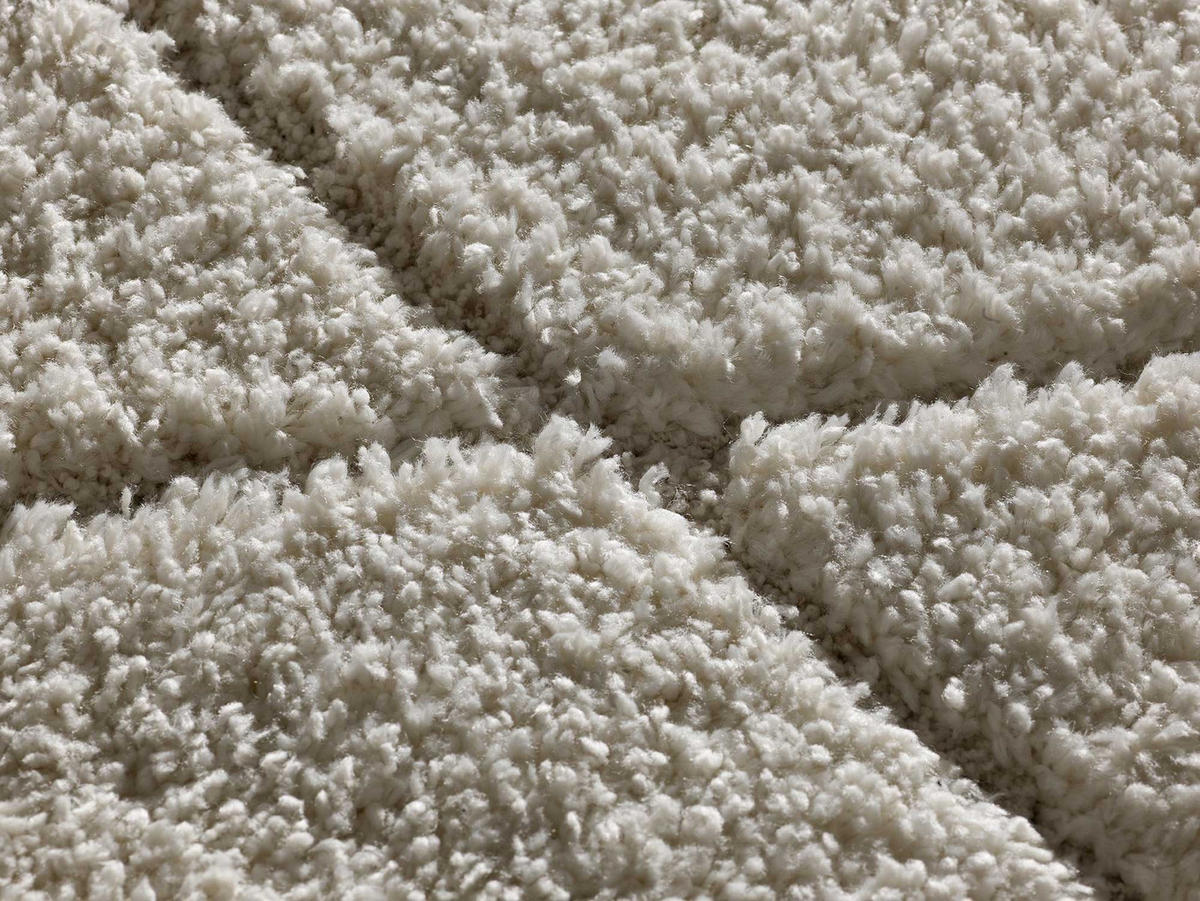 HOCHFLORTEPPICH Weiß Atesa 120/170 cm - Weiß, Naturmaterialien/Textil (120/170cm) - Atticgo
