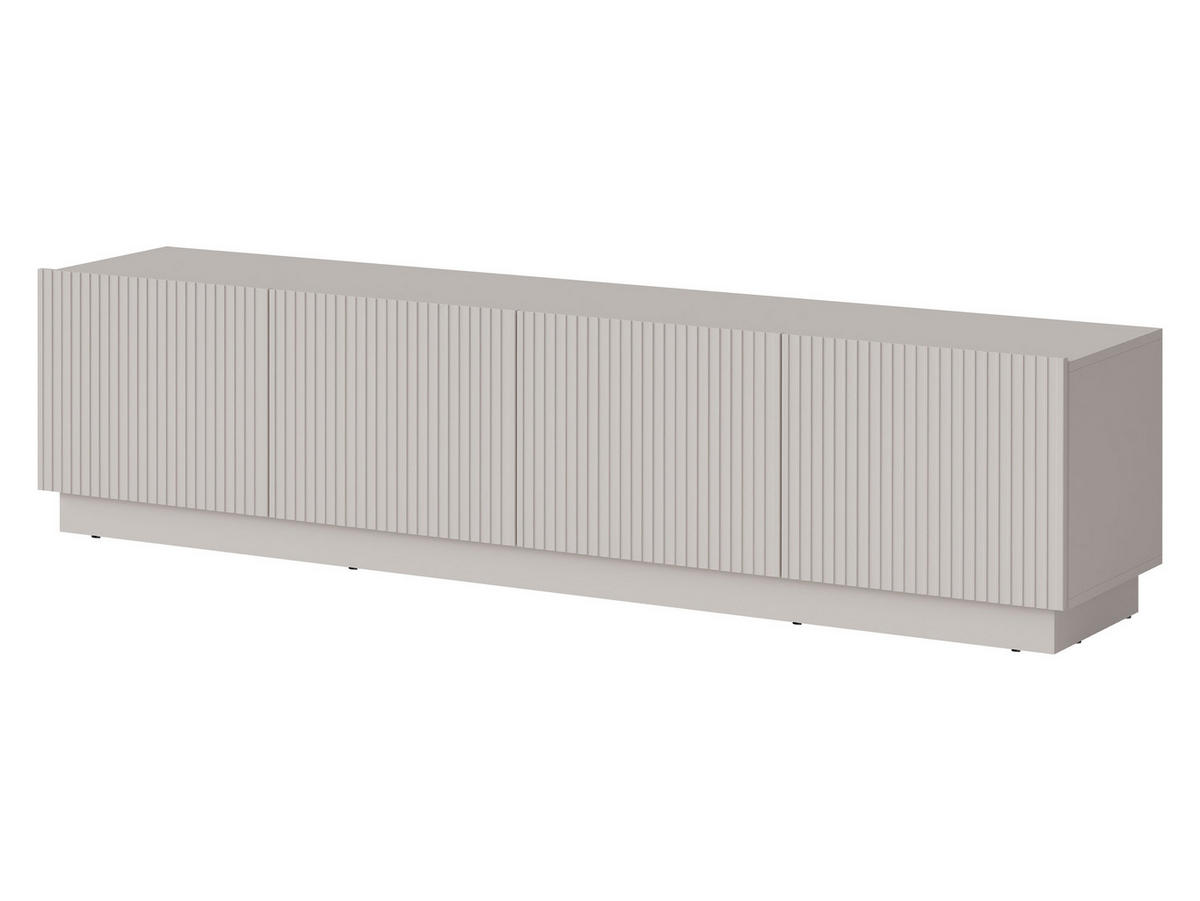 TV-ELEMENT Liverti 200 4D - Kaschmir/Schwarz, Holzwerkstoff/Kunststoff (200/48/42cm) - MIRJAN24
