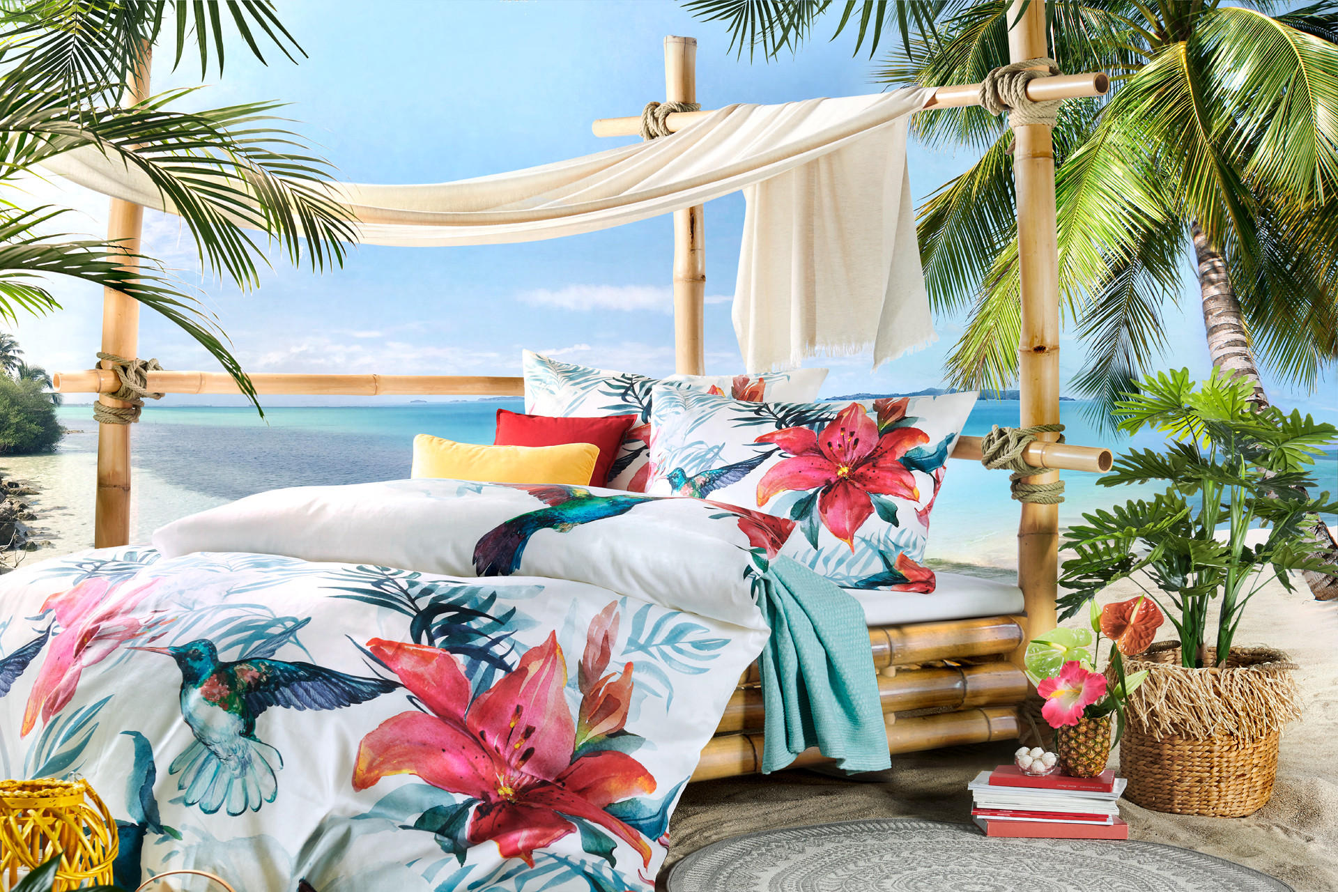 Strand Dekorationen Und Bettwaesche