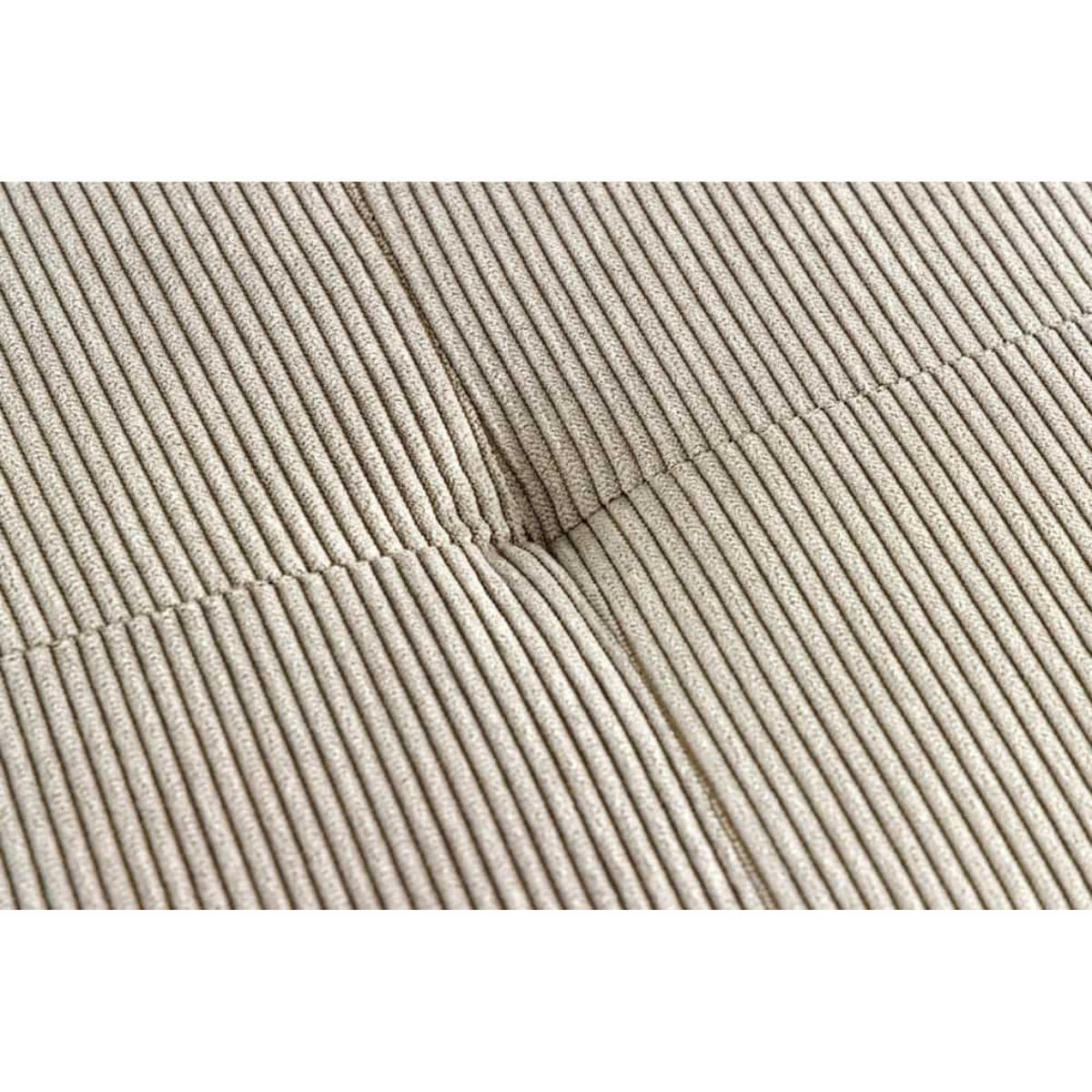 SITZBANK BOUTIQUE Cord Hellgrau, Schwarz 100 cm - Hellgrau, Textil/Metall (100/45/35cm) - riess-ambiente
