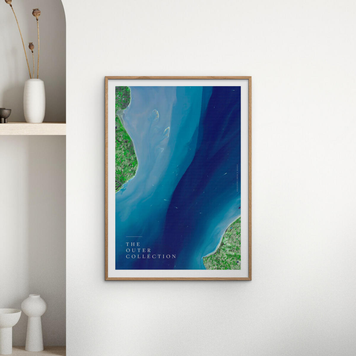 POSTER Arch Atelier - The Outer Collection – 004 - Blau, Papier (50/70/0.1cm) - Poster&Frame