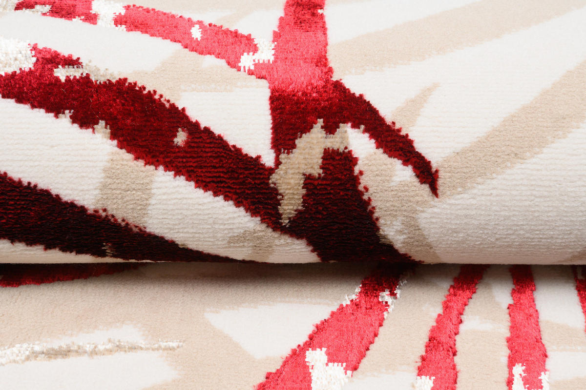 TEPPICH GOLDEN Dunkelcreme 160/230 cm - Dunkelbraun, Kunststoff (160/230cm) - Tapiso