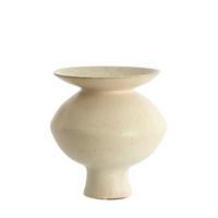 VASE Ajuda Weiß Ø31/33,5 cm - Weiß, Keramik (33.5cm) - Light & Living