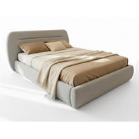 POLSTERBETT Orio - Eichefarben/Schwarz, Holz/Kunststoff (180/200cm) - Sofnet