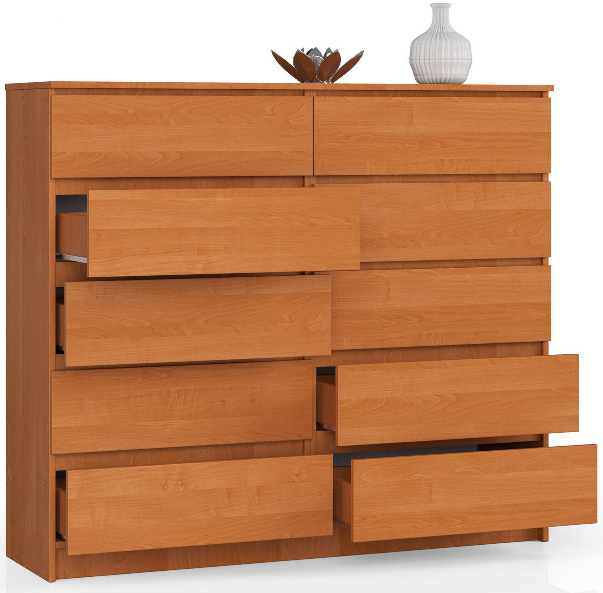 KOMMODE Erlefarben 121/138/40 - Erlefarben, Holzwerkstoff (138/121/40cm) - RAUMHIRSCH FURNITURE