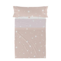 BETTWÄSCHE 2er-Set teiliges little star 180x270 cm rosa - Pink, Textil (180/270cm) - Happy Friday