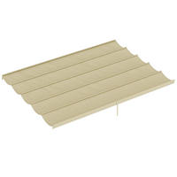 ERSATZDACH, Polyester, Beige - Beige, Kunststoff (260/6/350cm) - Outsunny