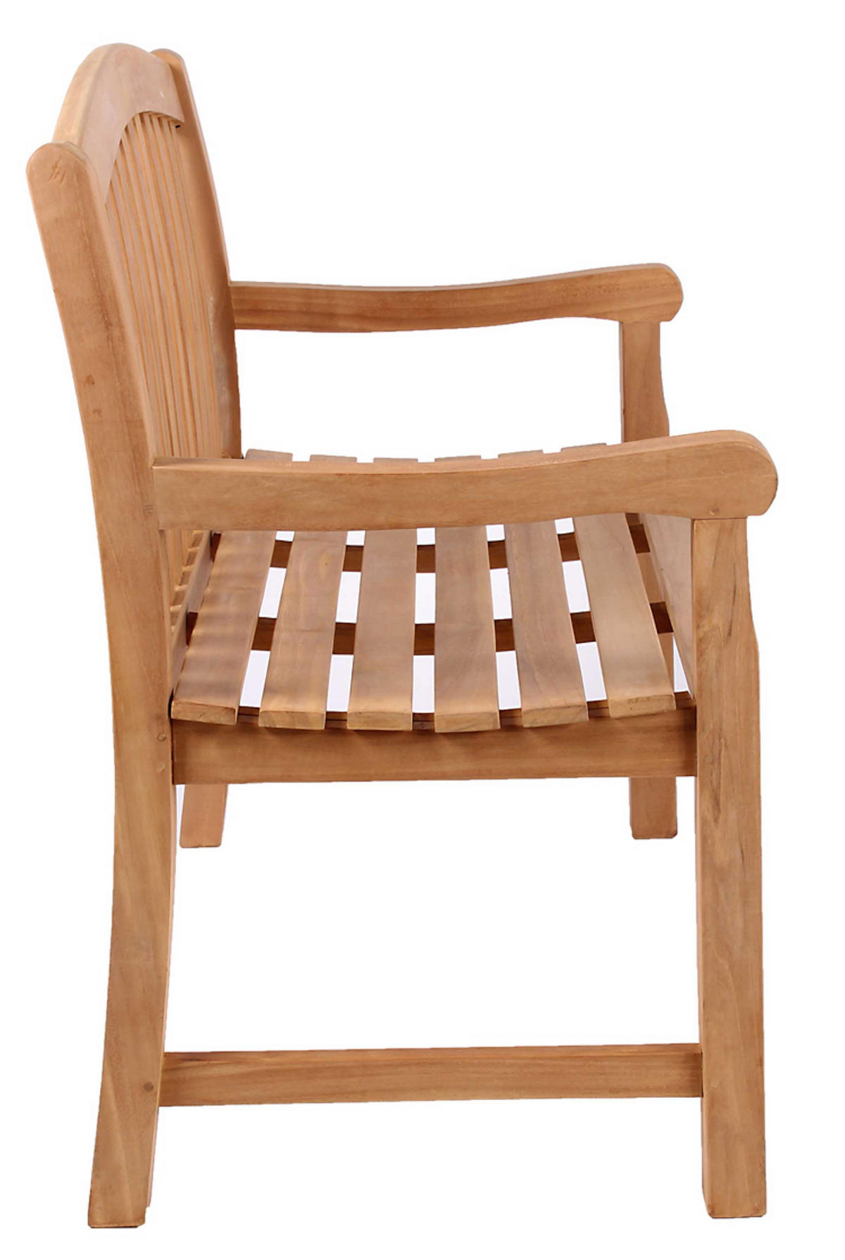 GARTENBANK Swindon - Naturfarben, Holz (120/94/58cm) - Mr. Deko