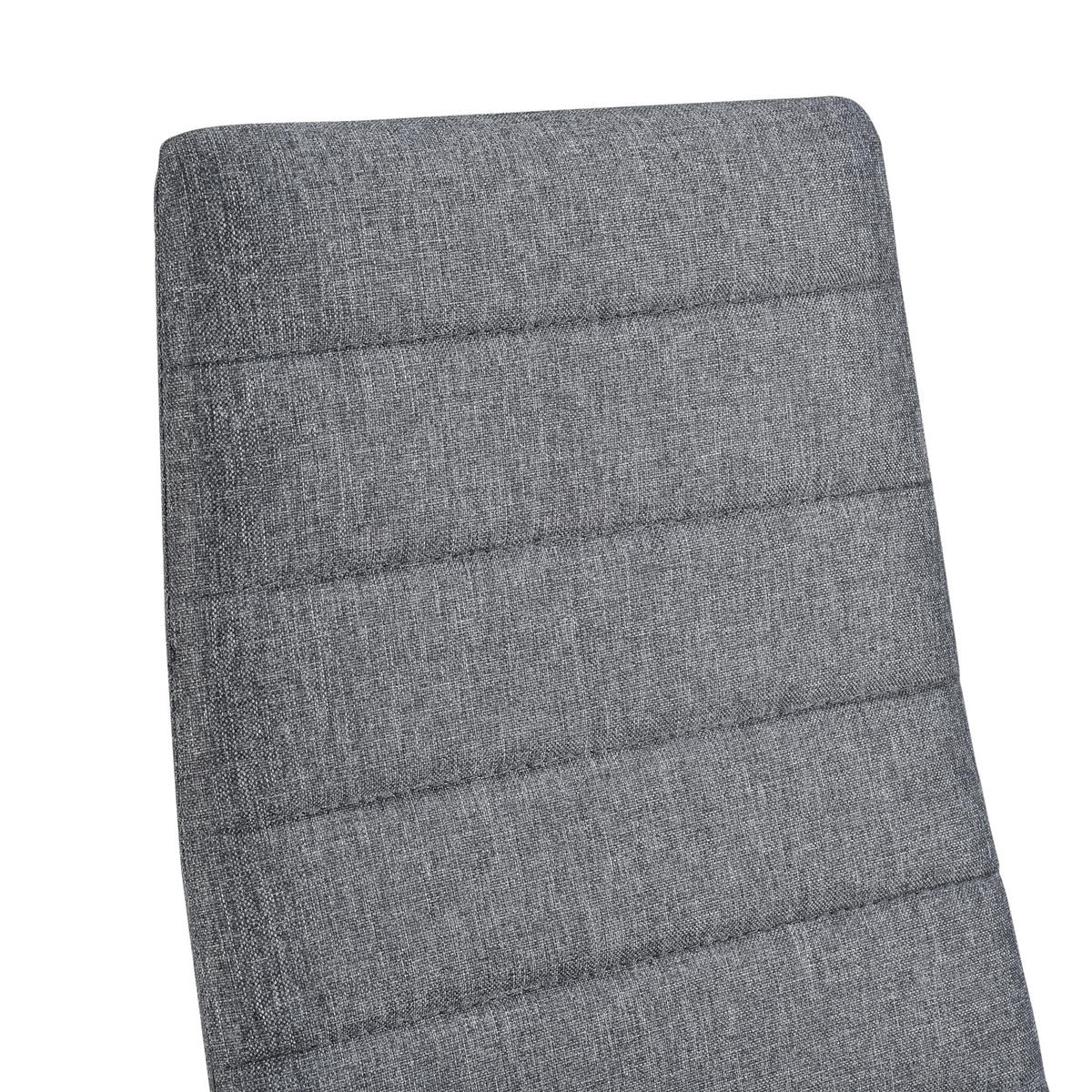 ESSGRUPPE Honningsvåg - Schwarz/Grau, Holzwerkstoff/Textil (120/75/60cm) - [en.casa]
