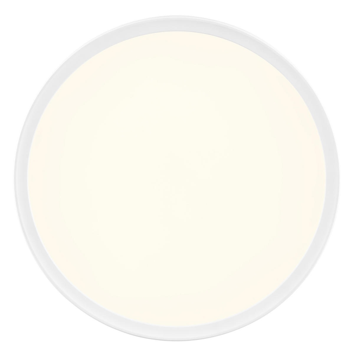 LED DECKENLEUCHTE Samora Weiß 29,3/29,3/2,6 cm - Weiß, Kunststoff (29.3/29.3/2.6cm) - Brilliant