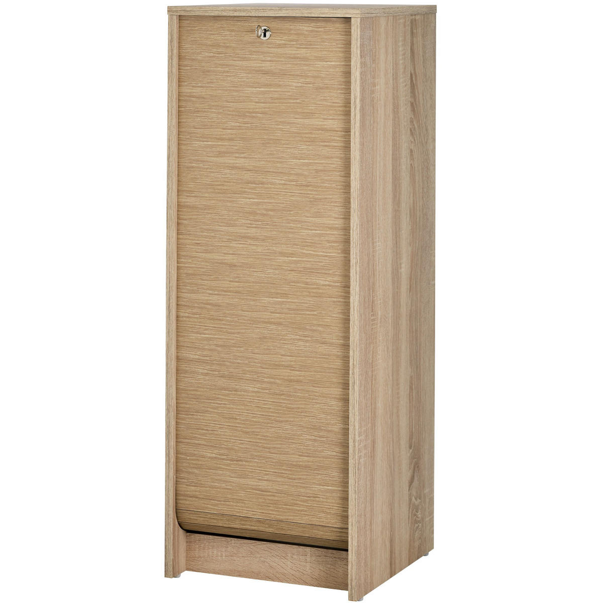 AKTENSCHRANK mit Rolladentür 38,5/35/104cm - Eichefarben, Holzwerkstoff (35/104/38.5cm) - Simmob