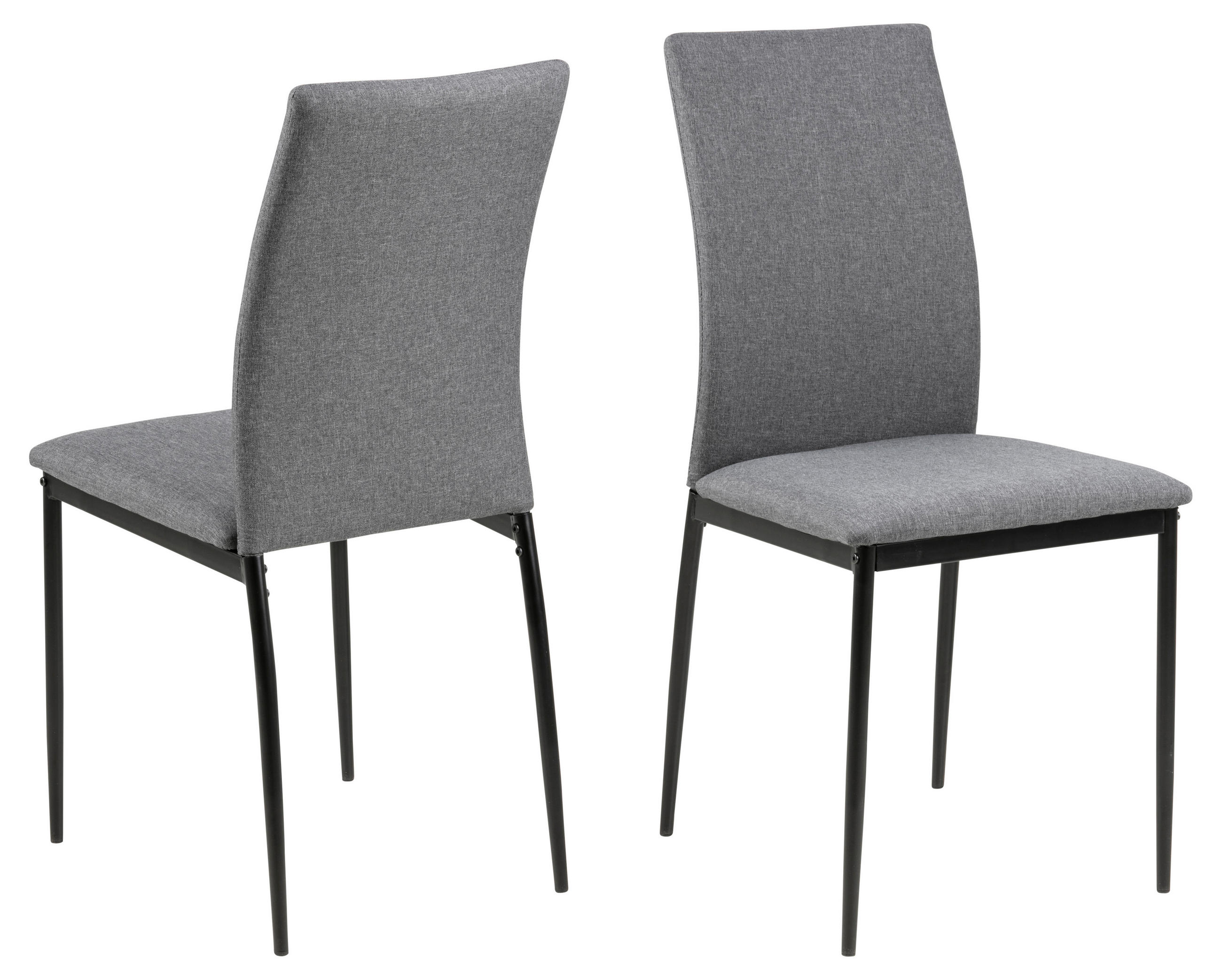 STUHL 4er-Set grau - Grau, Holzwerkstoff (44/92/53cm) - ebuy24