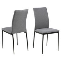 STUHL 4er-Set grau - Grau, Holzwerkstoff (44/92/53cm) - ebuy24