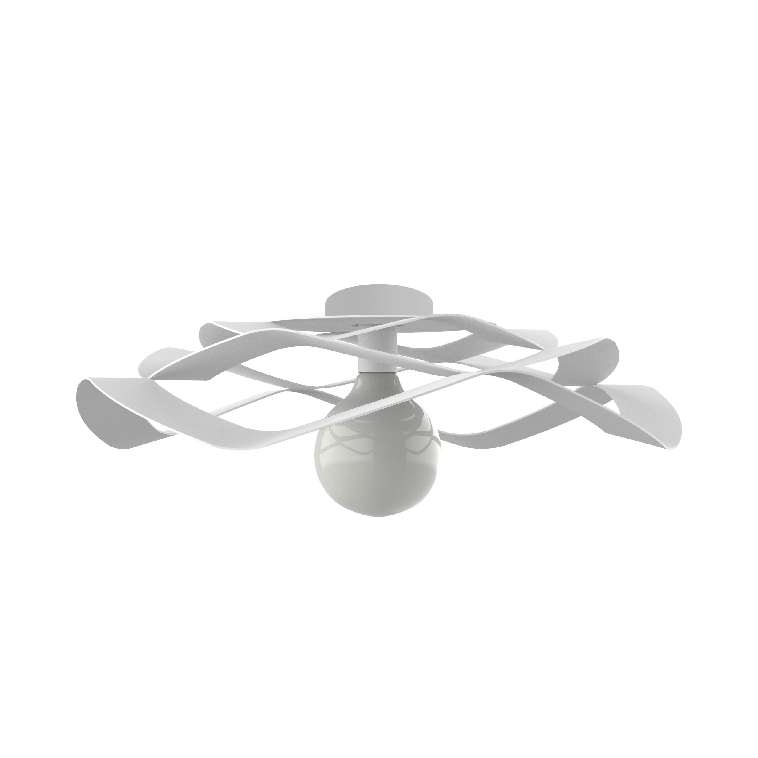 DECKENLEUCHTE - Weiß, Metall (40/40/10cm) - Lumicom