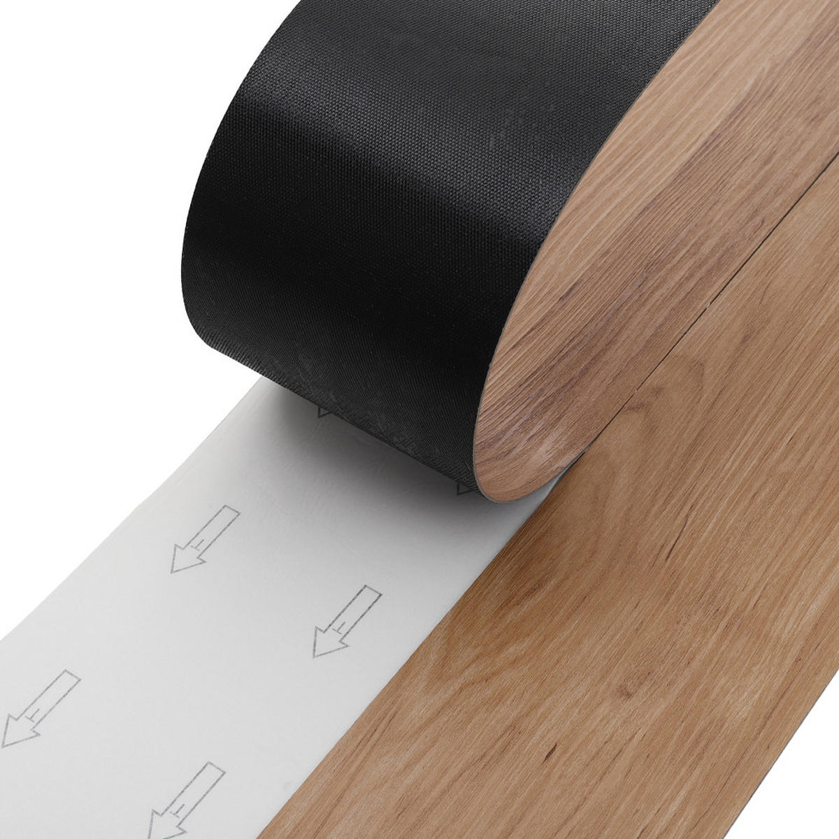 VINYLBODEN 5m²/36-TLG. selbstklebend PVC - Braun, Kunststoff (0.2/91.5/15.2cm) - Livingandhome