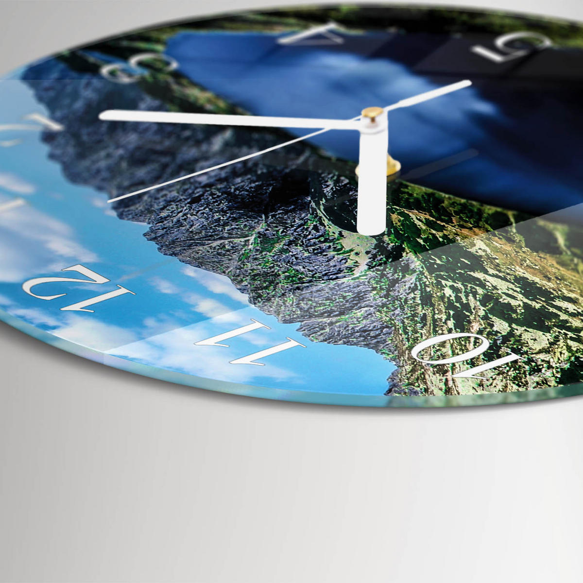 WANDUHR fi30 cm - Morskie Oko - Blau, Glas (30/30/0.4cm) - TULUP