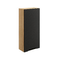 VISEĆI ORMARIĆ Elora Crno i drvo - crna, drvni materijal (35/75/17cm) - Petits-meubles