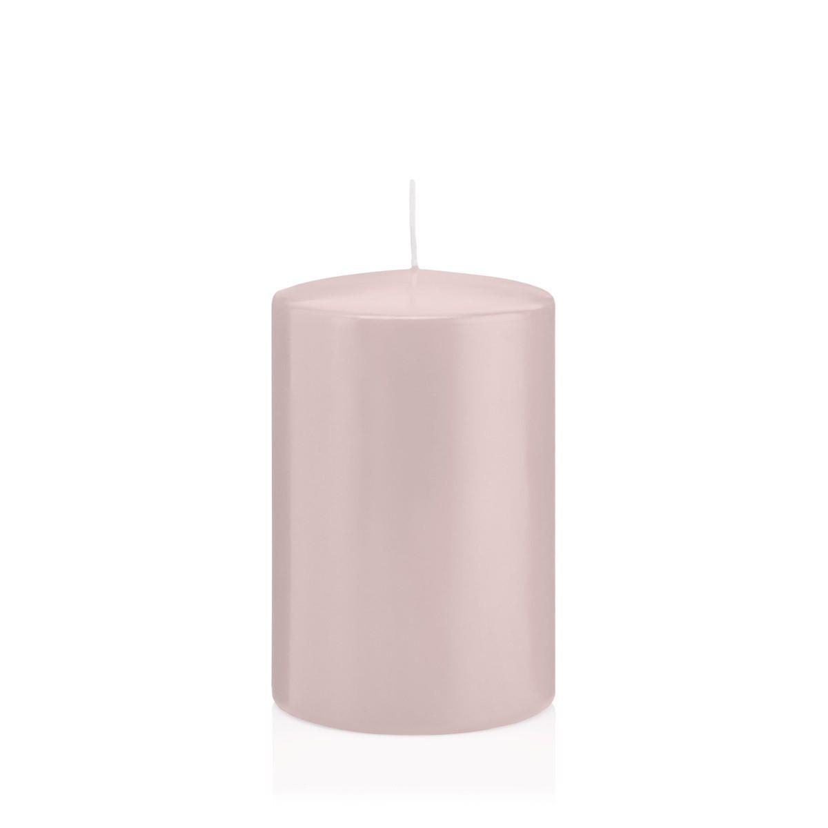 STUMPENKERZEN Rosé Ø 98 x 150 mm, 6 Stück - Rosa, Paraffin (10/15cm) - Wiedemann Kerzen