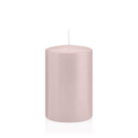 STUMPENKERZEN Rosé Ø 98 x 150 mm, 6 Stück - Rosa, Paraffin (10/15cm) - Wiedemann Kerzen