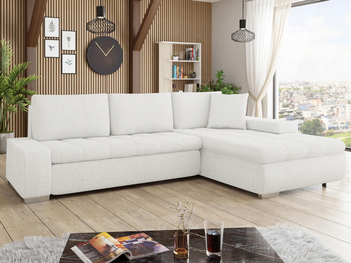 ECKSOFA Orkan Premium - Naturfarben, Holz/Textil (302/213cm) - MIRJAN24