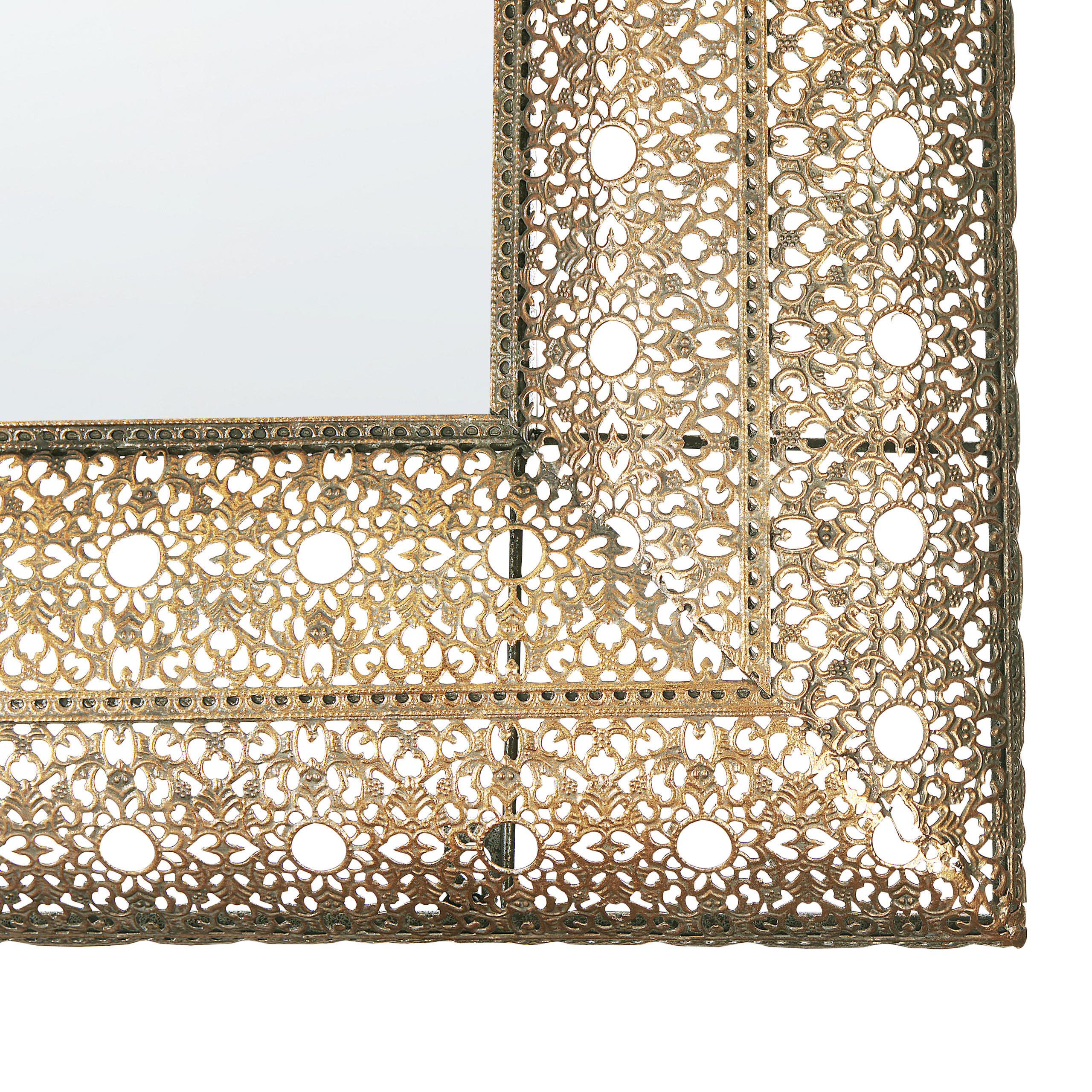 Beliani Wandspiegel Gold 60x90x5 cm