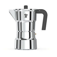 ESPRESSOKOCHER Silber 10.5/16.5/19 cm SOL006CPX - Silberfarben, Metall (16.5/19/10.5cm) - Pezzetti 