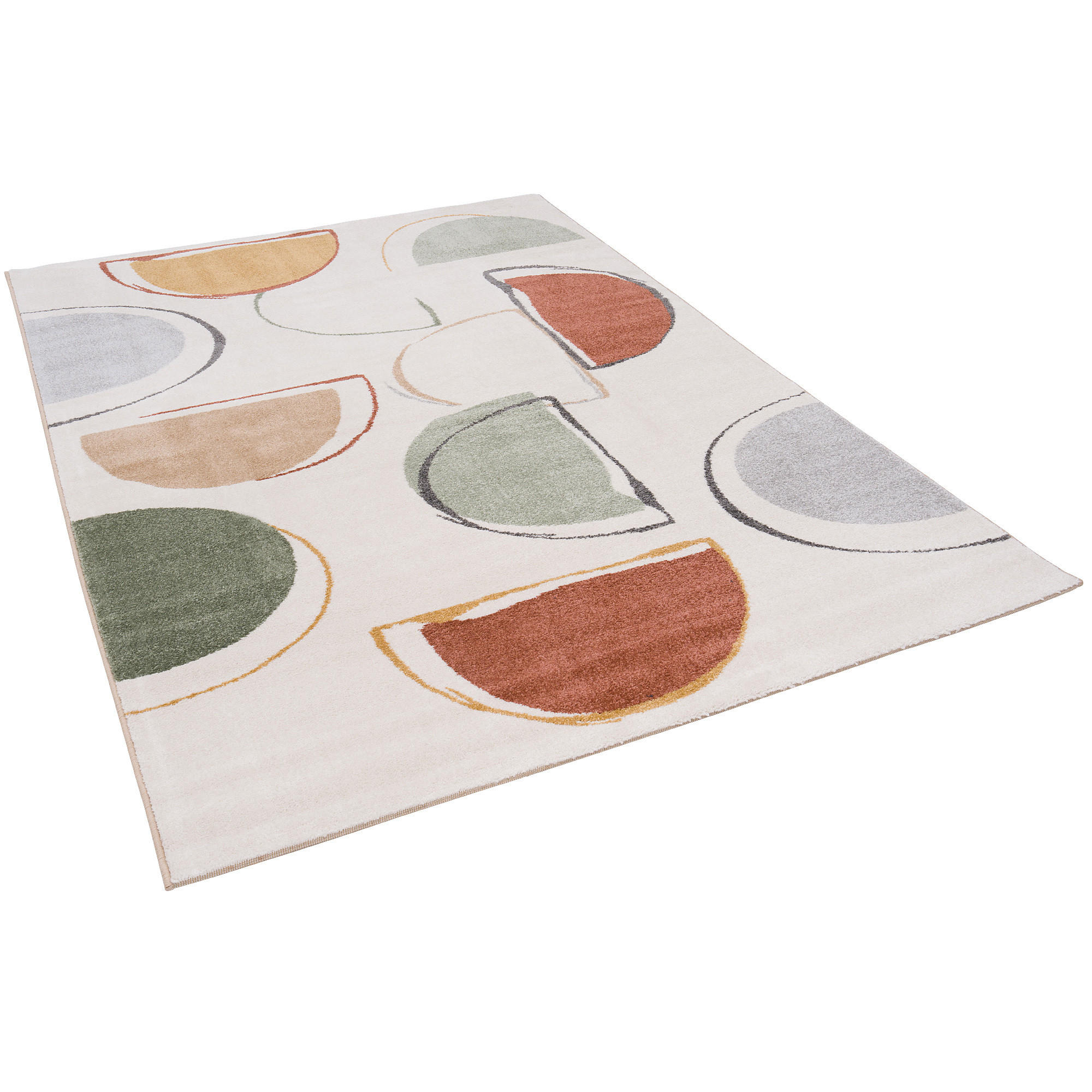 Thumbnail - Pergamon Designer, Mehrfarbig, Textil, 140x200 cm, Teppiche & Böden, Teppiche, Moderne Teppiche