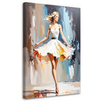 LEINWANDBILD Menschen & Charaktere 80x120cm - Grau, Textil (80/120cm) - Feeby