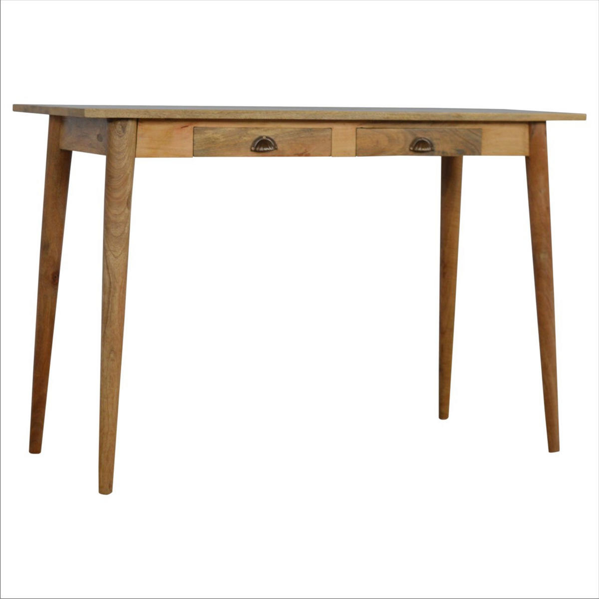SCHREIBTISCH Akins - Messingfarben/Braun, Holz/Metall (46/120/80cm) - Artisan Furniture