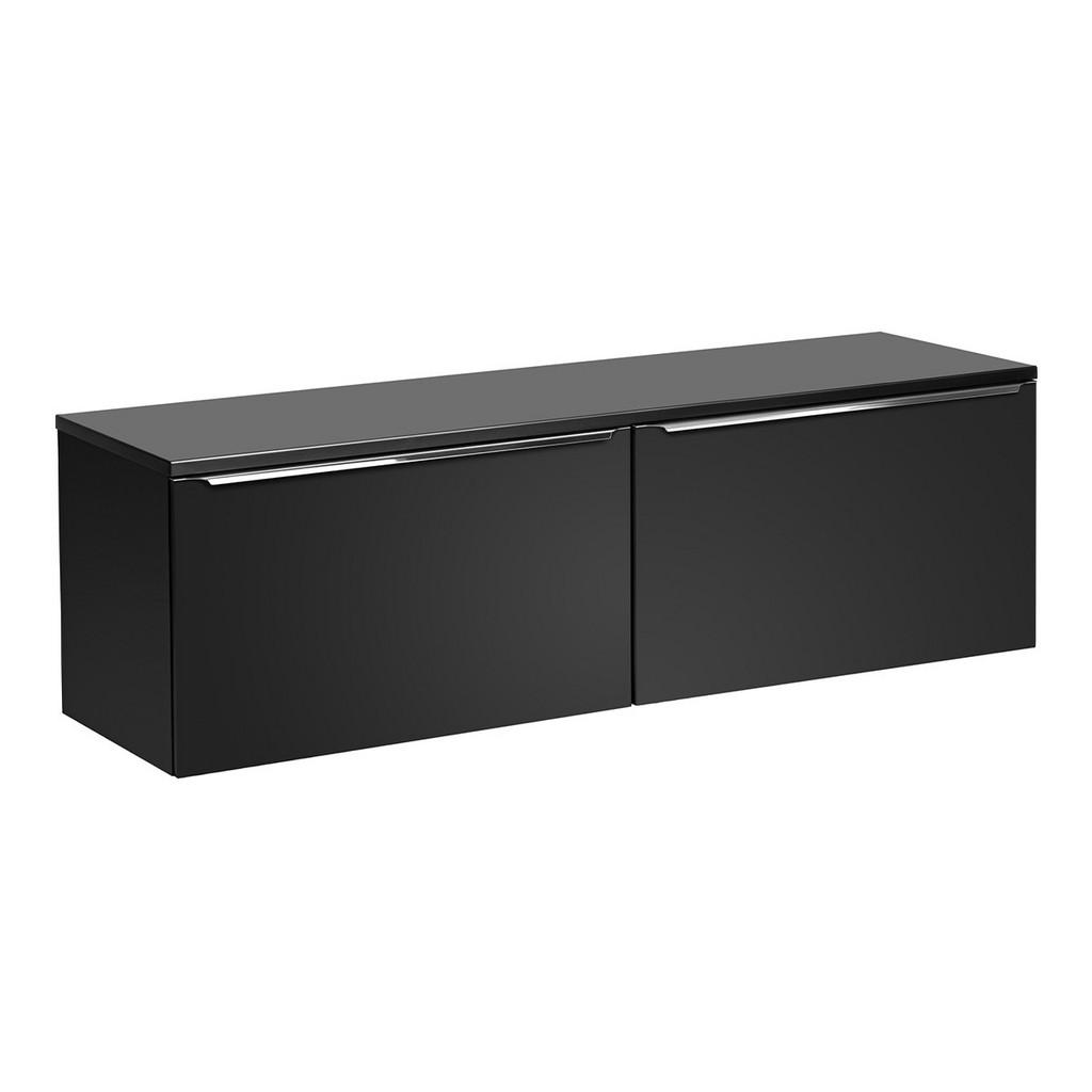 Petits-meubles SKŘÍŇKA POD UMYVADLO 160cm Eros Černá