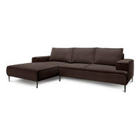 ECKSOFA May Braun 275 × 44 × 173 cm - Braun, Textil (275/44/173cm) - Pillovely