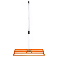 RASENRAKEL 100cm – Orange - Orange, Metall (100/1/32cm) - Monstershop