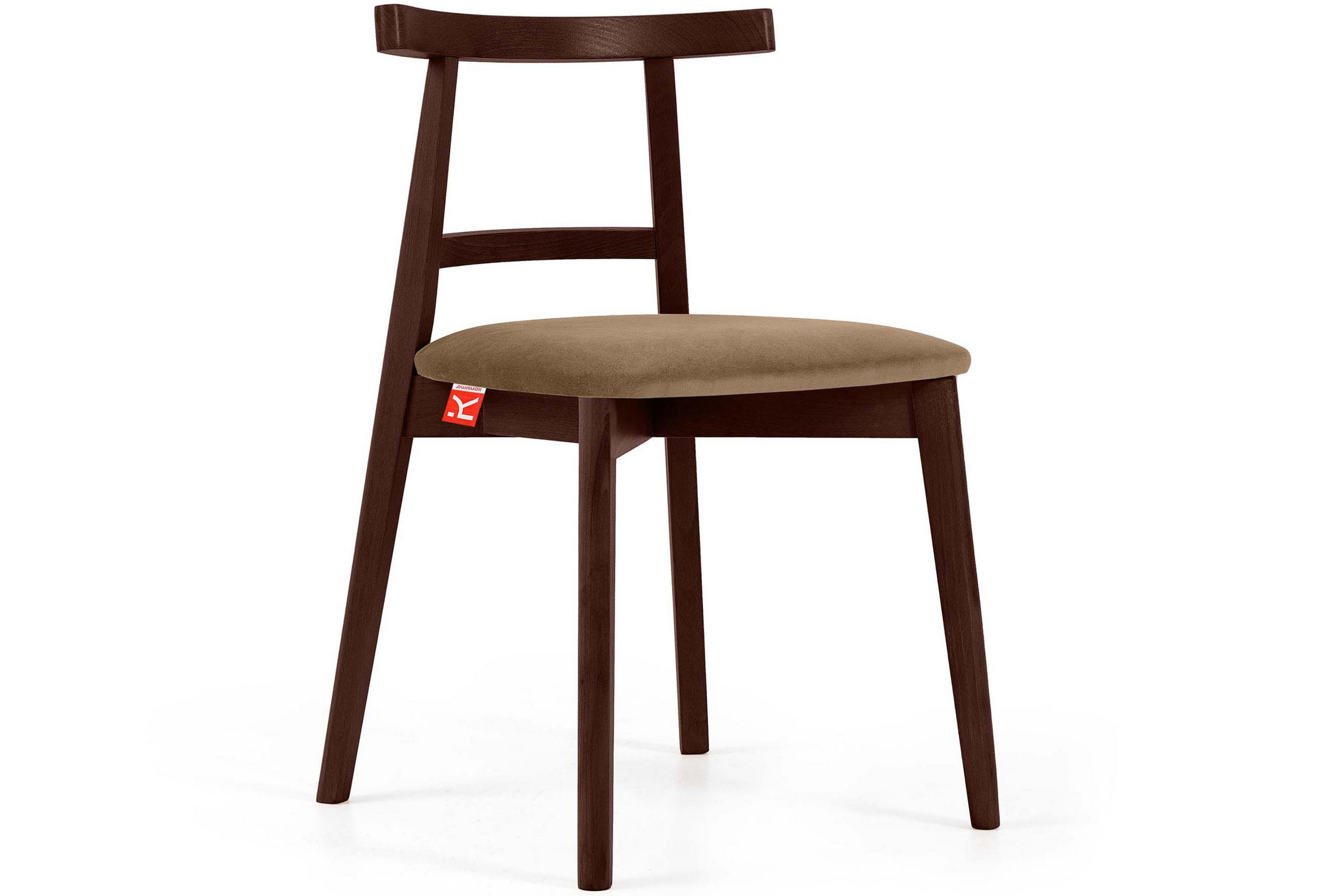 ESSTISCHSTÜHLE LILIO 2 St Vintage, Beige / Mahagoni - Beige, Holz/Textil (47/76/45cm) - KONSIMO®
